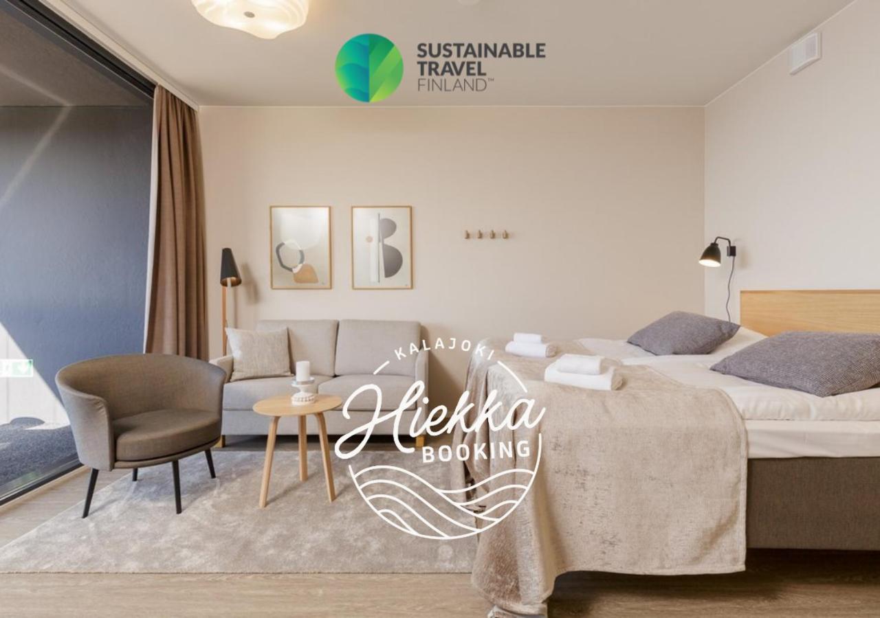 Marina Chalets Studios By Hiekka Booking - Sisaeltaeae Liinavaatteet Ja Loppusiivouksen كالايوكي المظهر الخارجي الصورة